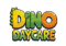 cheerful dino daycare logo transparent